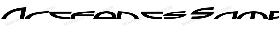 Artfonts Sampler字体转换